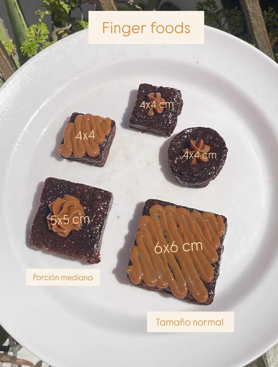 Brownies Finger Food en varios tamaños – Emuná Sweet